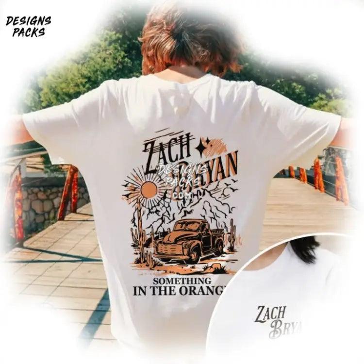 Country Music Zach Bryan Fan Something In The Orange Png Design