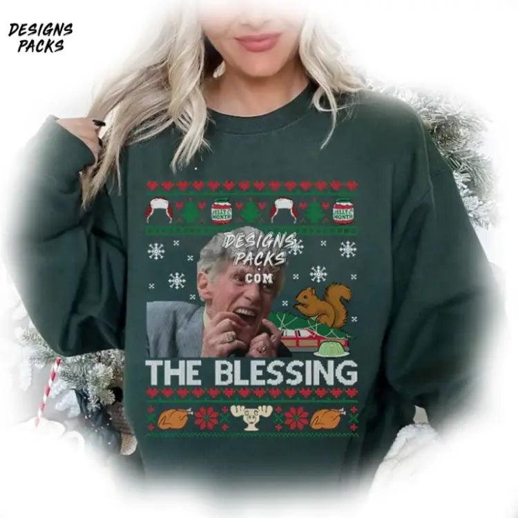 Couple Xmas Vacation Ugly The Blessing Uncle Lewis And Aunt Bethany Christmas Png Design