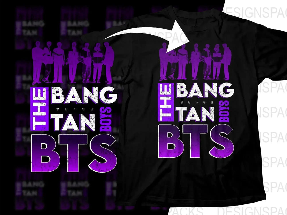 Creative BTS Bangtan Boys Music Png Digital Download