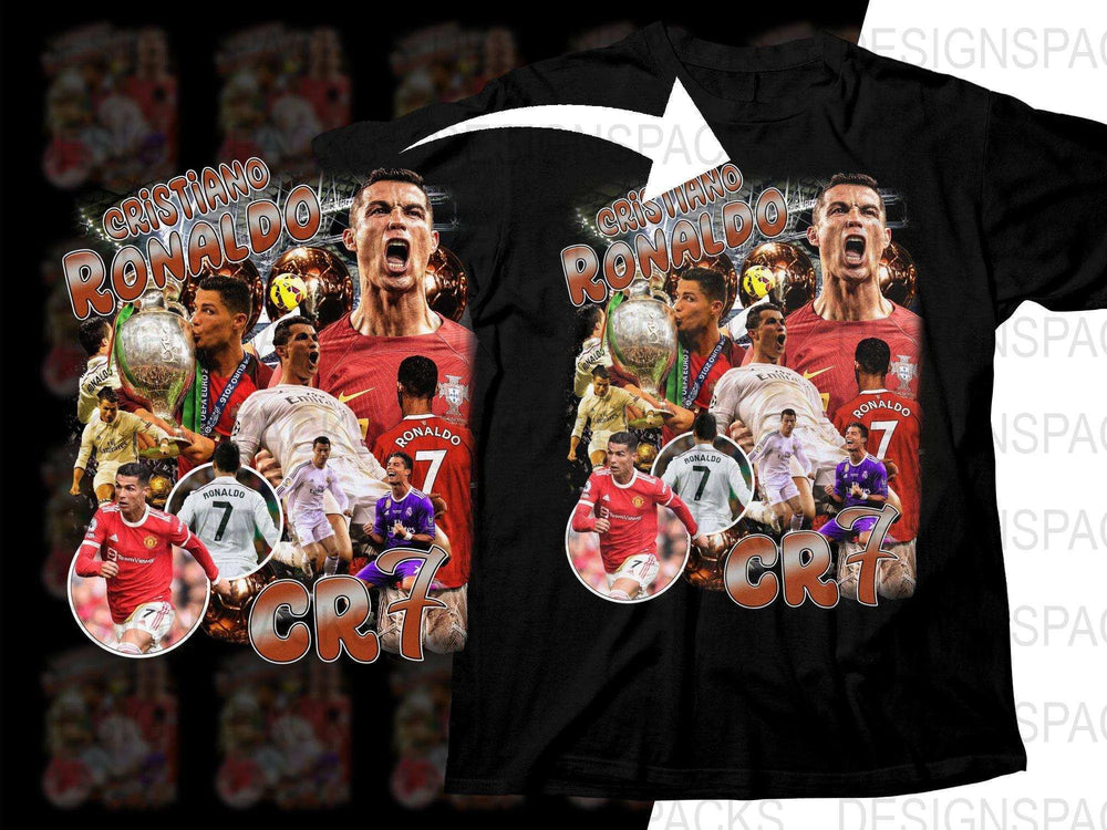 Cristiano Ronaldo CR7 Soccer Superstar Fan Soccer Png Digital Download