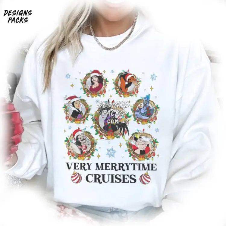 Cruise Line Christmas Family Xmas Cartoon Land Png Design