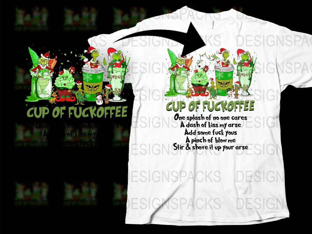Funny Adult Humor Coffee T-Shirt, Rude Graphic Tee, Sarcastic Quote Shirt, Novelty Gift Idea