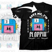 Cute Sad Floppy Disk Graphic Png Digital Download