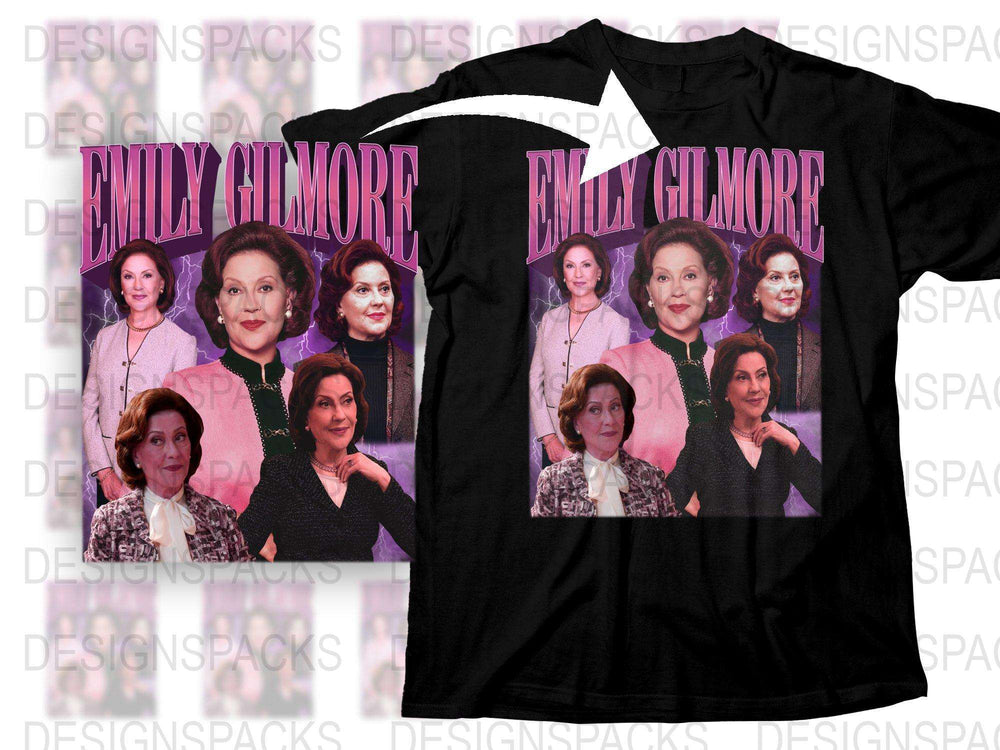 Emily Gilmore T-Shirt, Gilmore Girls Fan Tee, Vintage Style Graphic Shirt, TV Show Apparel