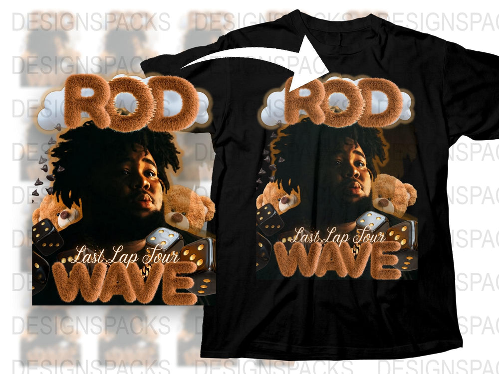 Unique Rod Wave Inspired T-Shirt, Last Lap Tour Design, Soft Cotton Tee, Musical Artist Graphic Shirt
