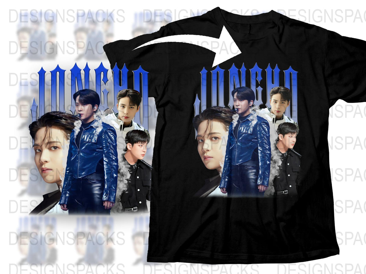 K-Pop Band Graphic T-Shirt, Stylish Pop Music Fan Merch, Trendy Concert Tee, Casual Streetwear Top, Unisex Fashion Apparel
