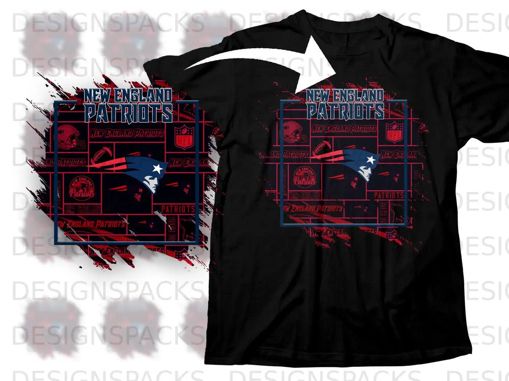 New England Patriots Football Team T-Shirt