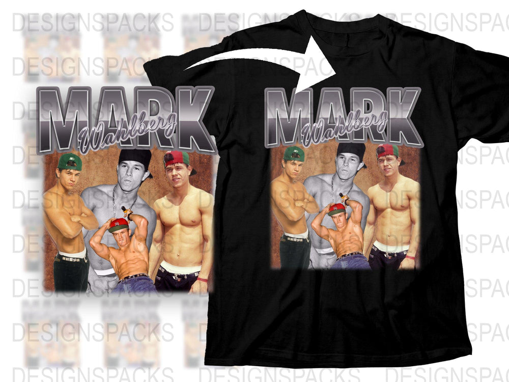 Mark Wahlberg Fan T-Shirt, Vintage 90s Inspired Graphic Tee, Retro Celebrity Fashion, Unisex Top