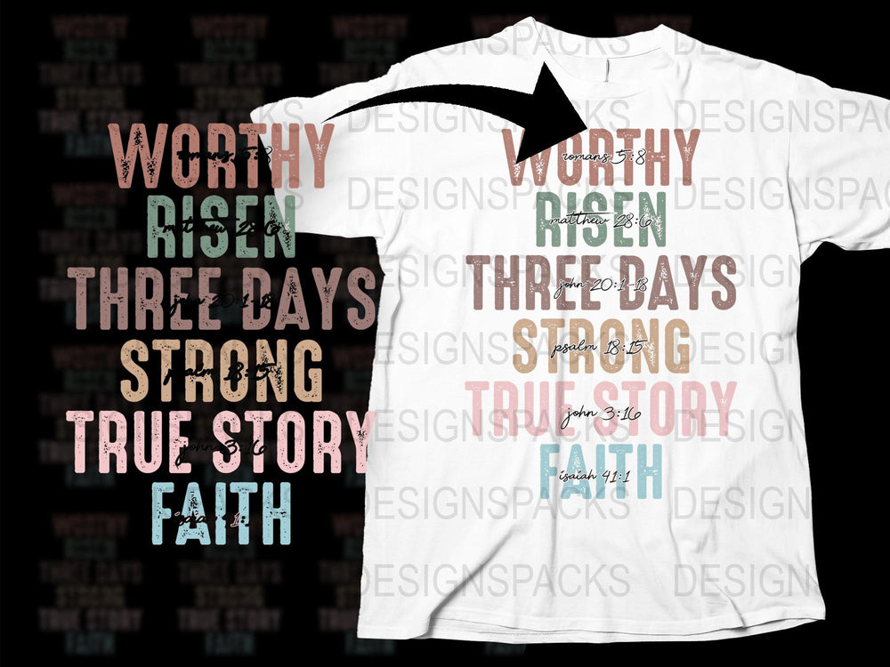 Inspirational Quote T-Shirt, Trendy Typography Tee, Motivational Words, Faith and Strength Apparel