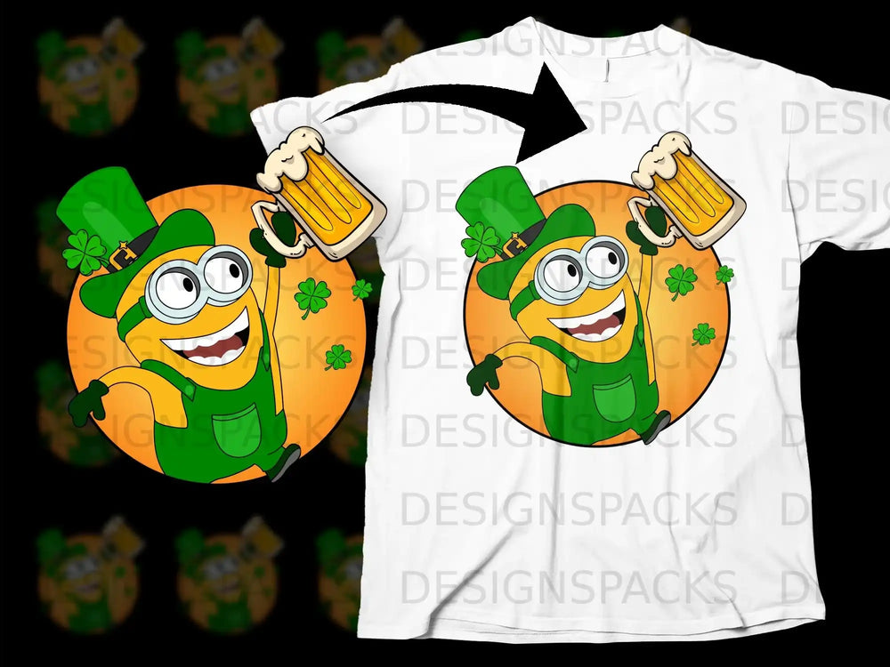 Minion Leprechaun Beer Shamrock St Patrick product type