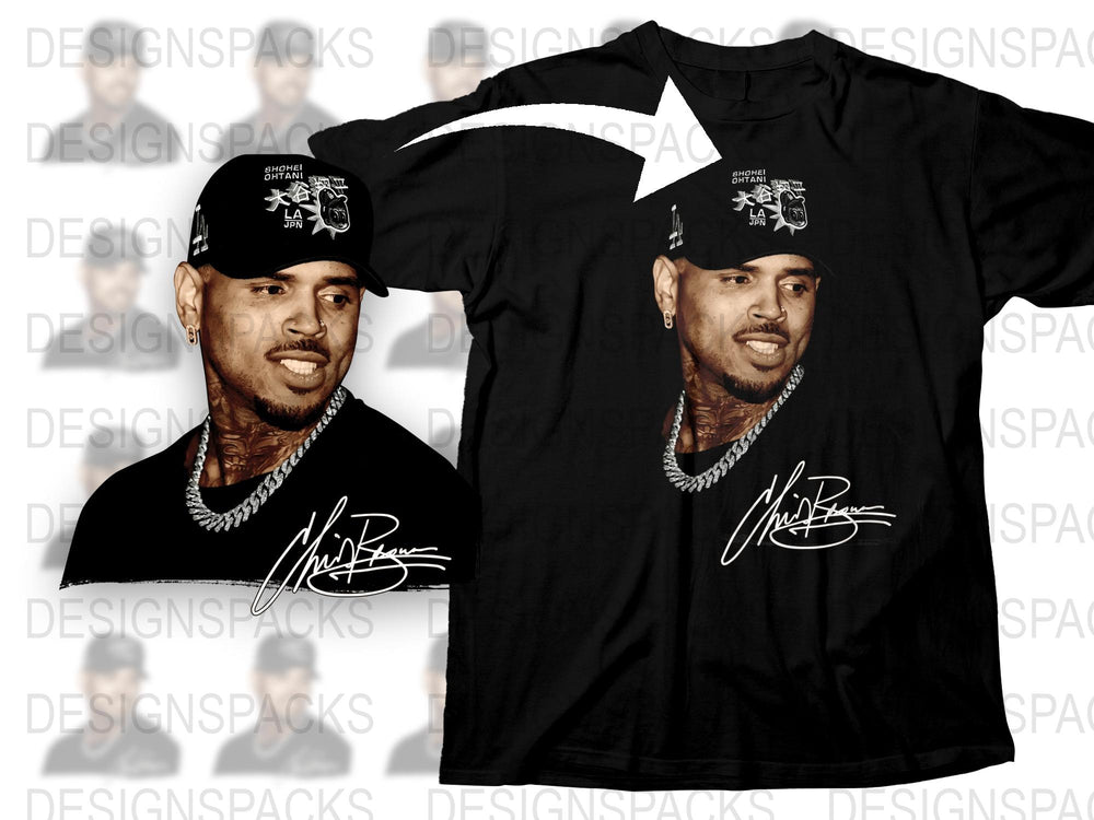 Hip Hop Artist Graphic T-Shirt, Urban Style Black Tee, Music Celebrity Fan Merchandise
