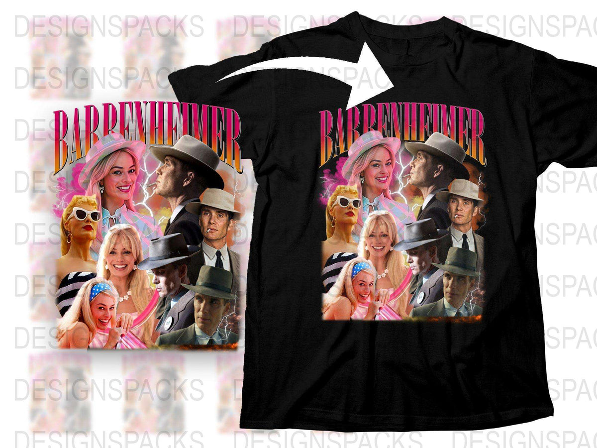 Vintage Movie Collage T-Shirt, Classic Film Character Retro Tee, Unique Graphic Unisex Shirt