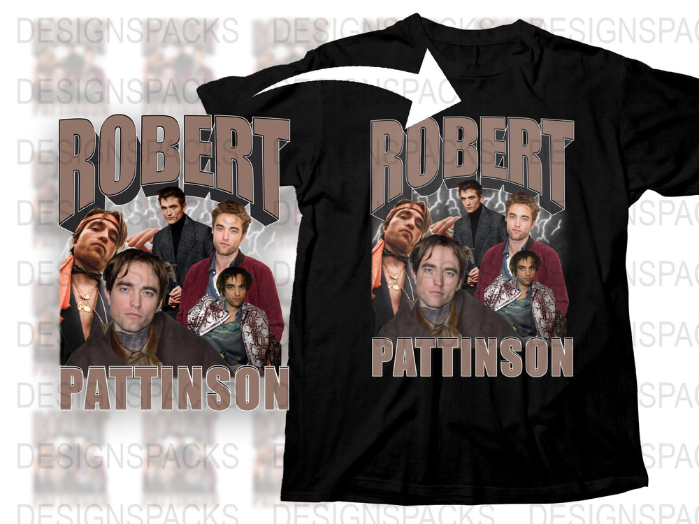 Robert Pattinson Graphic T-Shirt, Unisex Film Star Fan Tee, High-Quality Cotton Shirt, Casual and Fashionable Top, Gift for Movie Lovers