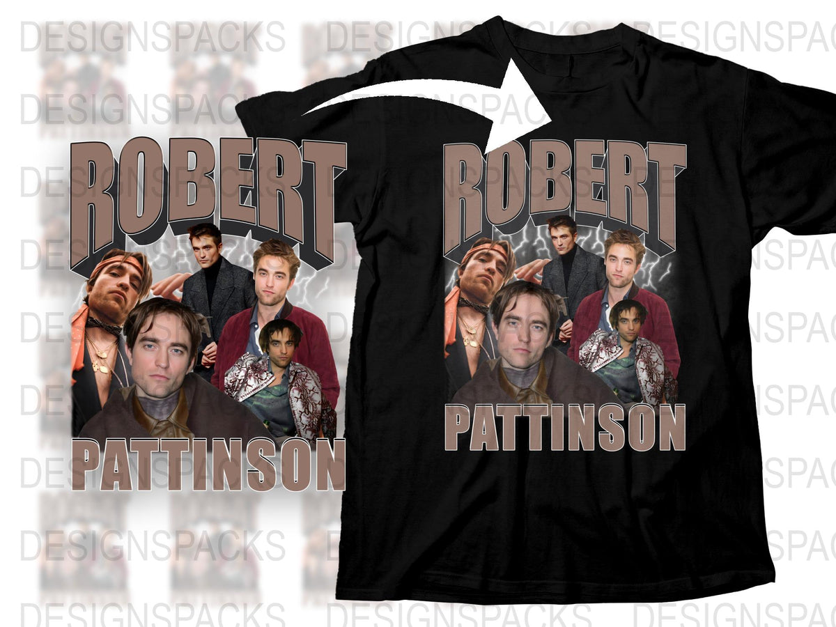 Robert Pattinson Graphic T-Shirt, Unisex Film Star Fan Tee, High-Quality Cotton Shirt, Casual and Fashionable Top, Gift for Movie Lovers