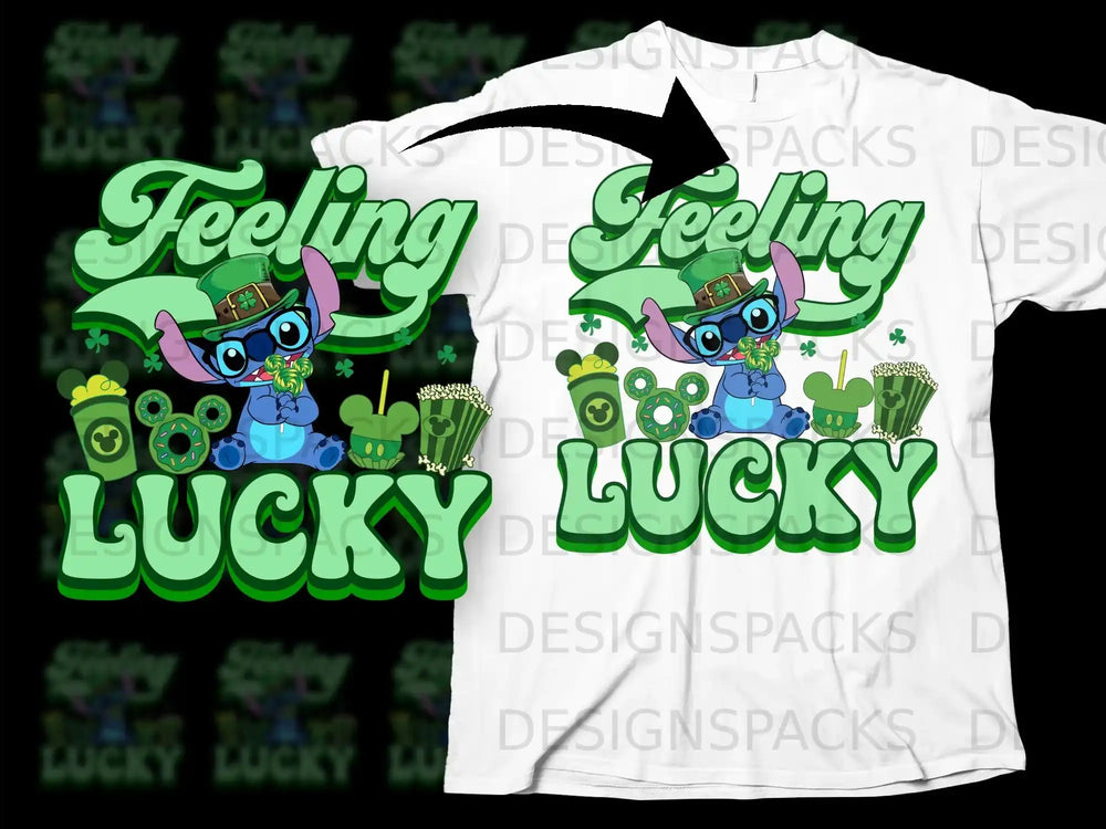 Feeling Lucky Stitch St Patricks Day product type