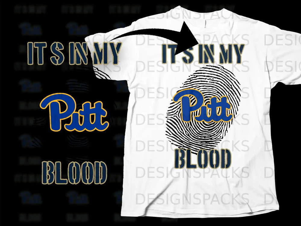 It's In My Pitt Blood T-shirt