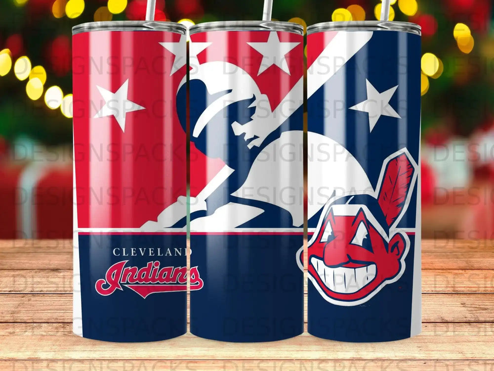 Cleveland Indians Chief Wahoo Design Tumbler product type