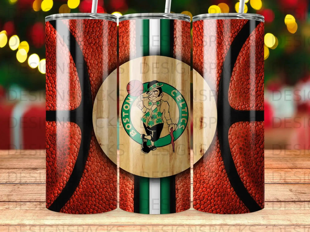 Boston Celtics Basketball Texture Tumbler product type