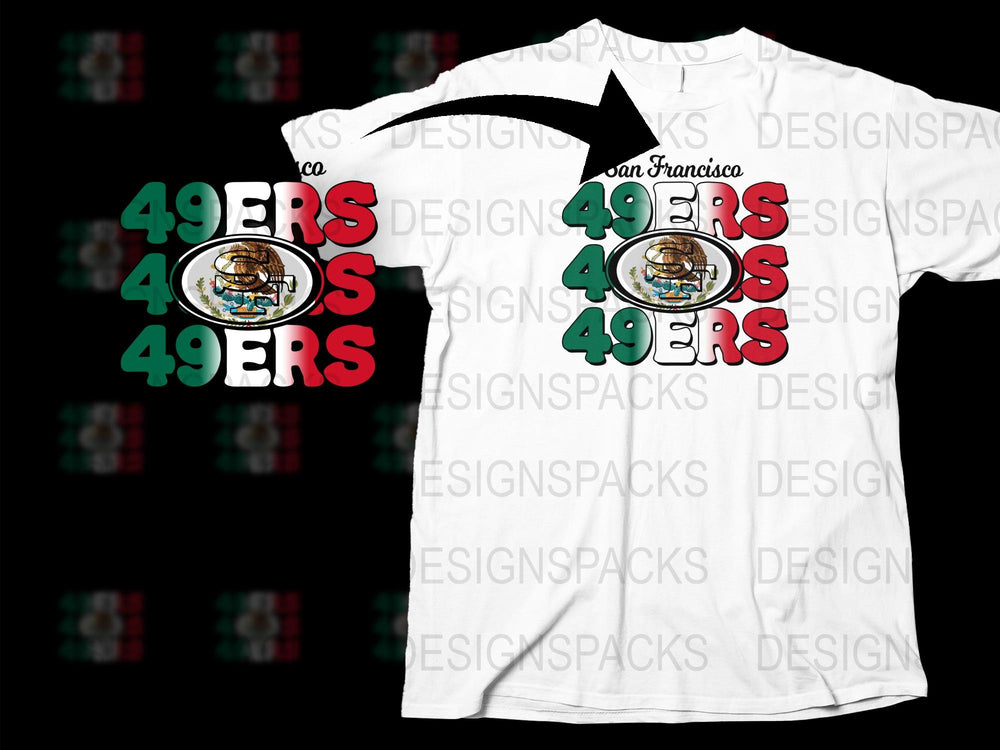 San Francisco 49ers T-Shirt, Vintage Logo Graphic Tee, NFL Football Fan Gear, Unisex White Shirt