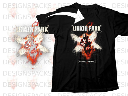 Black t-shirt with Linkin Park 