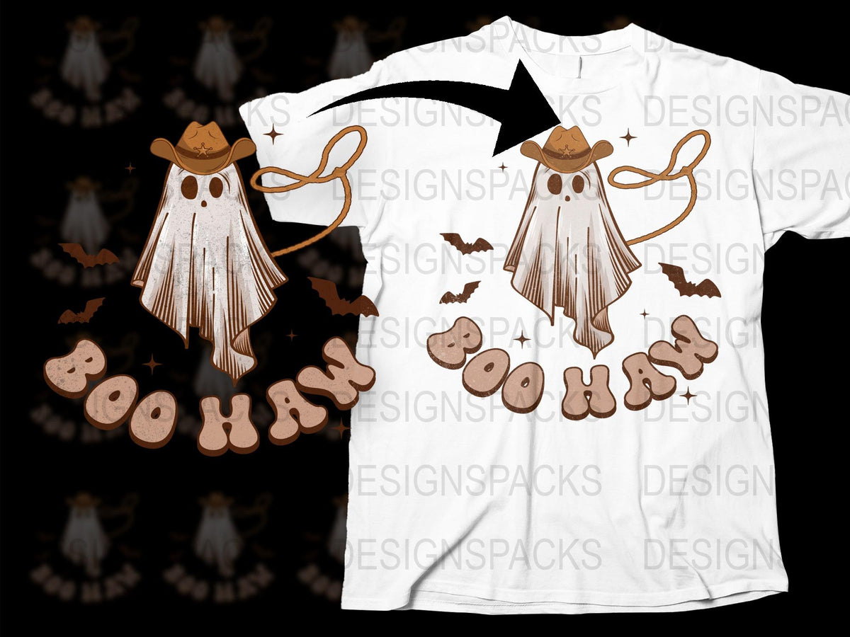 Halloween Ghost T-Shirt, Cute Boo Graphic Tee, Spooky Season Apparel, Fall Festival Outfit for All Ages