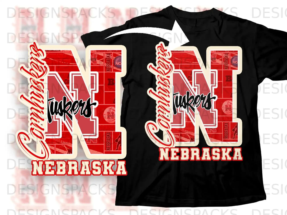 Nebraska Cornhuskers Huskers N Graphic T-Shirt