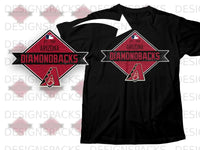 Load image into Gallery viewer, Arizona Diamondbacks Est 1998 Team Logo T-shirt
