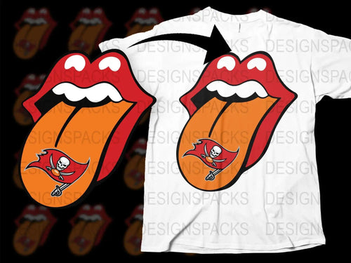 Rolling Tongue Band Logo T-Shirt, Classic Rock Music Tee, Vintage Style Graphic Shirt, Unisex Cotton Top