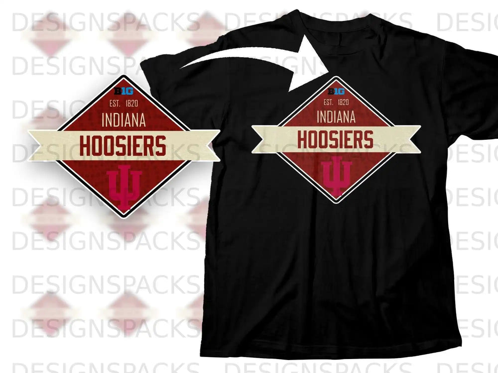 Indiana Hoosiers Est. 1820 Hoosiers Fan T-shirt