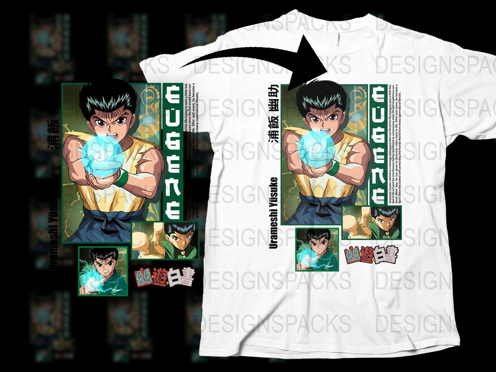 Anime Character T-Shirt, Vintage Graphic Tee, Unisex Manga Inspired Clothing, Retro Style Cotton Shirt, Gift for Anime Fans