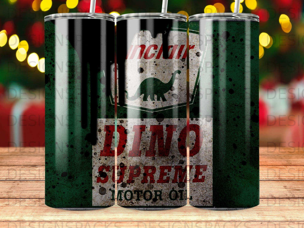 Sinclair Dino Supreme Motor Oil Dinosaur Tumbler product type