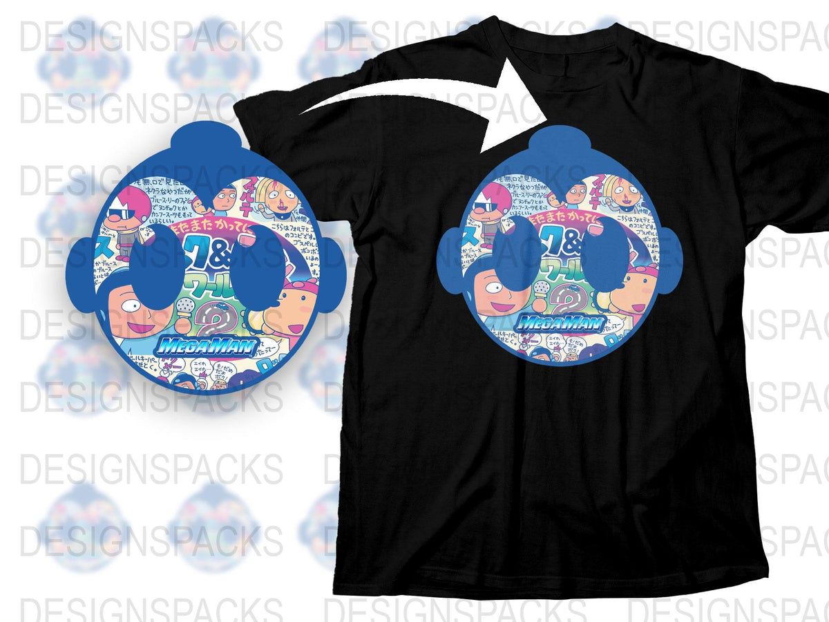 Anime Graphic T-Shirt, Colorful Cartoon Character Design, Casual Streetwear, Unisex Fashion Tee
