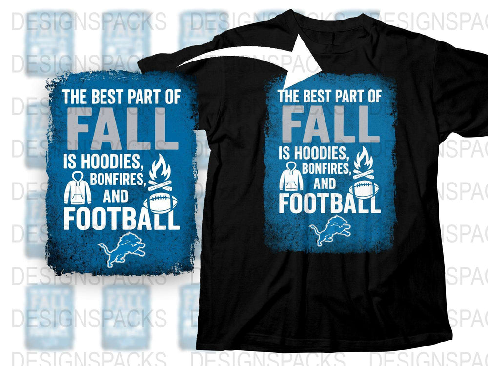 Fall Season T-Shirt, Best Part of Fall Hoodies, Bonfires and Football Graphic Tee