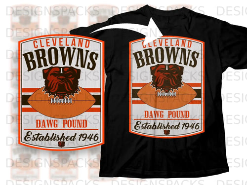 Cleveland Browns Dawg Pound Established 1946 T-Shirt