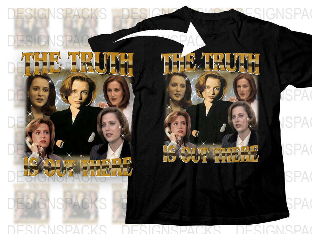 The Truth Is Out There T-Shirt, Vintage Sci-Fi Graphic Tee, Fan Gift Idea