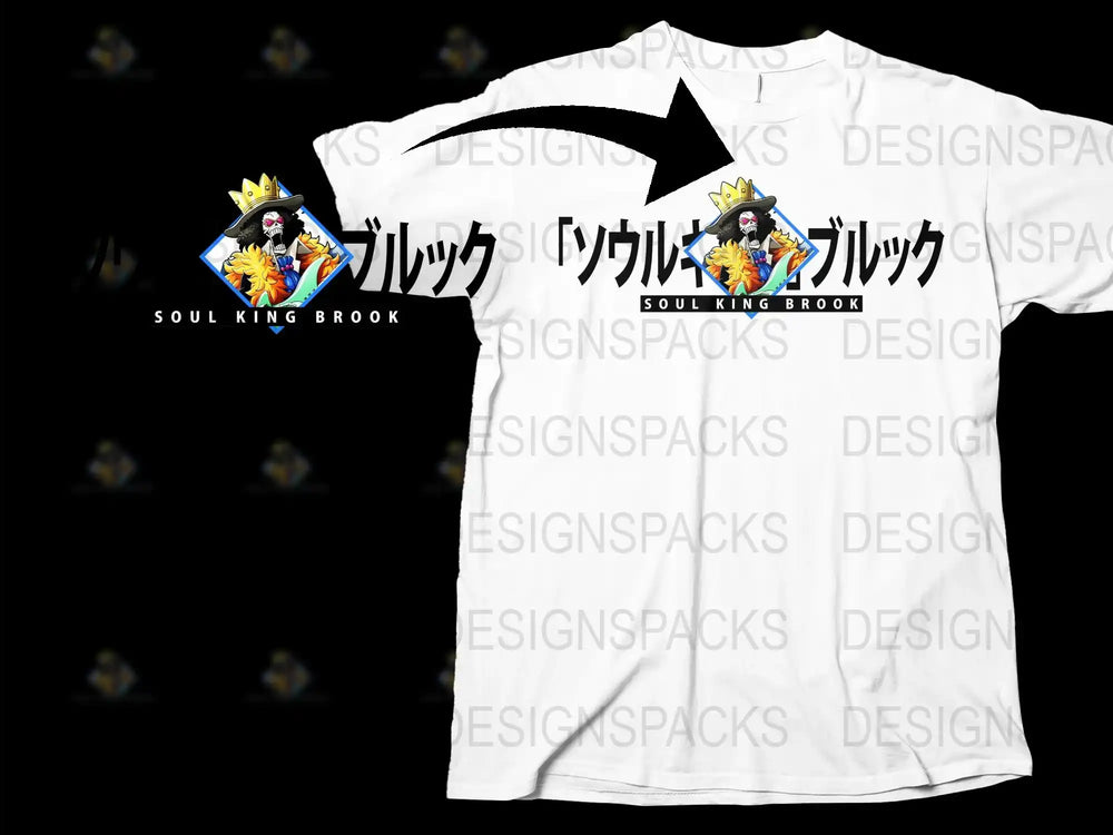 Anime Inspired T-Shirt, Soul King Brook Graphic Tee, Unisex Manga Shirt, Cool Fan Merchandise