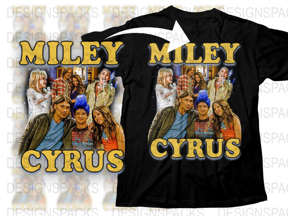 Miley Cyrus T-Shirt, Vintage Graphic Tee, Iconic Pop Singer, Retro Concert Fashion, Unisex Casual Outfit, Fan Merchandise, Multiple Designs