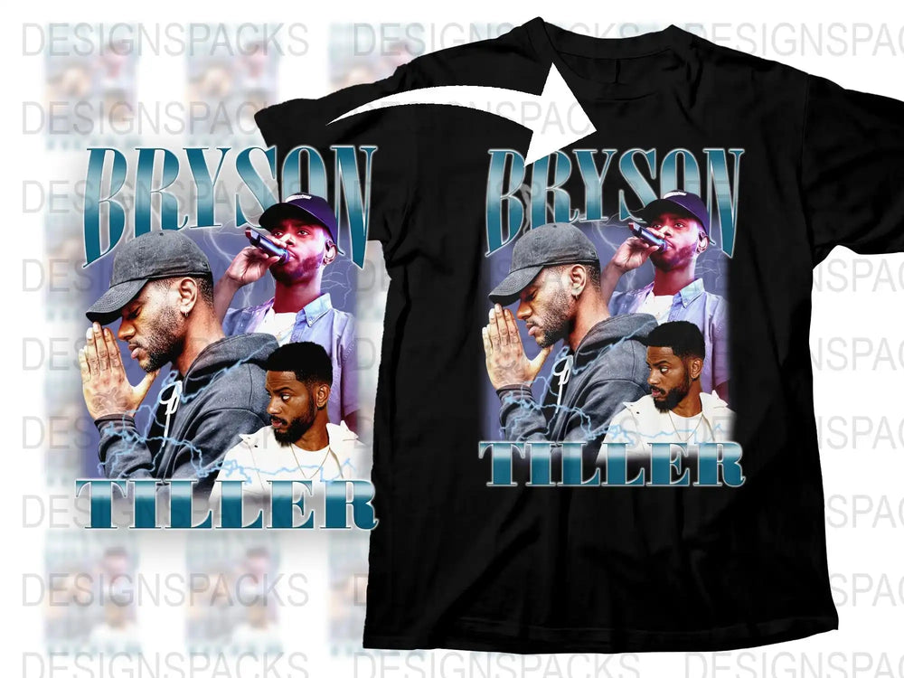 Bryson Tiller Fan T-Shirt, Music Artist Graphic Tee, Hip Hop Inspired Apparel, Cotton Top, Unisex Fit, Gift Idea