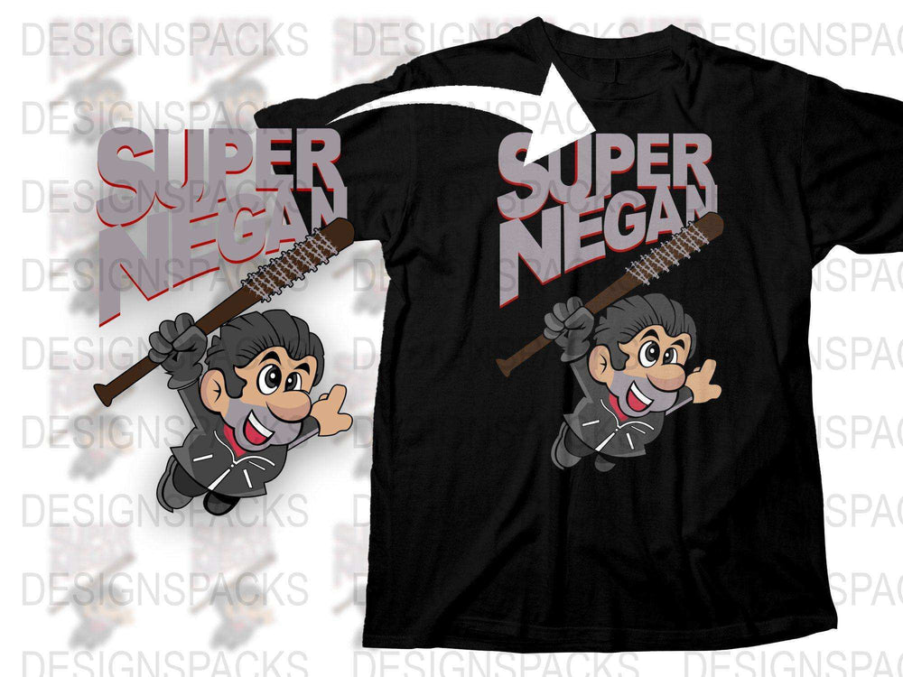 Super Vegan T-Shirt, Funny Cartoon Monkey with Baseball Bat, Animal Rights Tee, Unisex Black Shirt