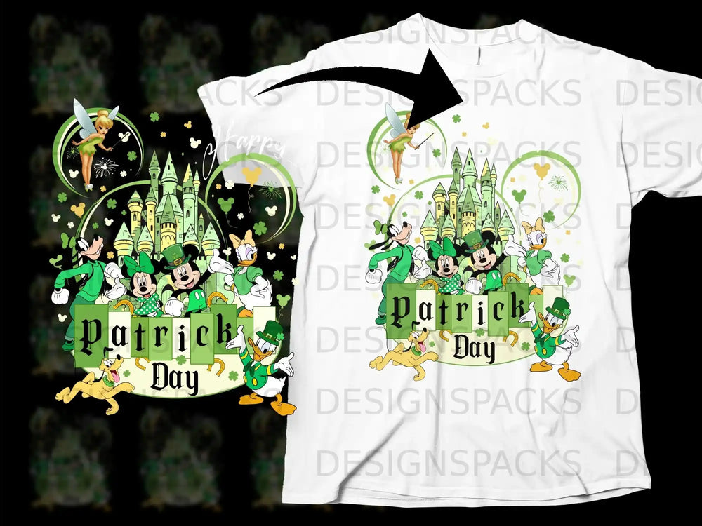 Mickey Friends Castle Tinker Bell Patrick Day product type