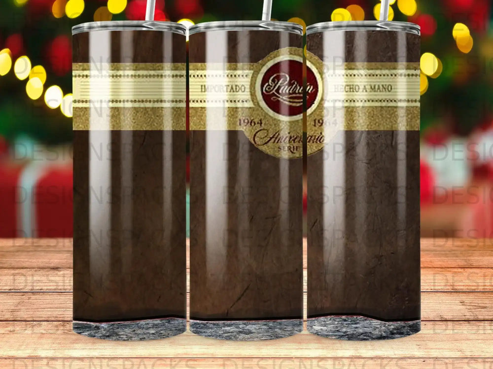 Padron 1964 Anniversary Series cigar label on a tumbler.