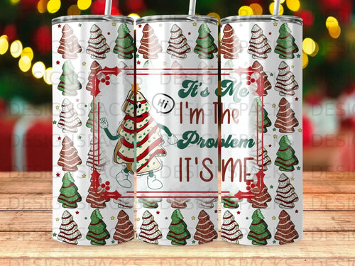 Christmas tree tumbler with 