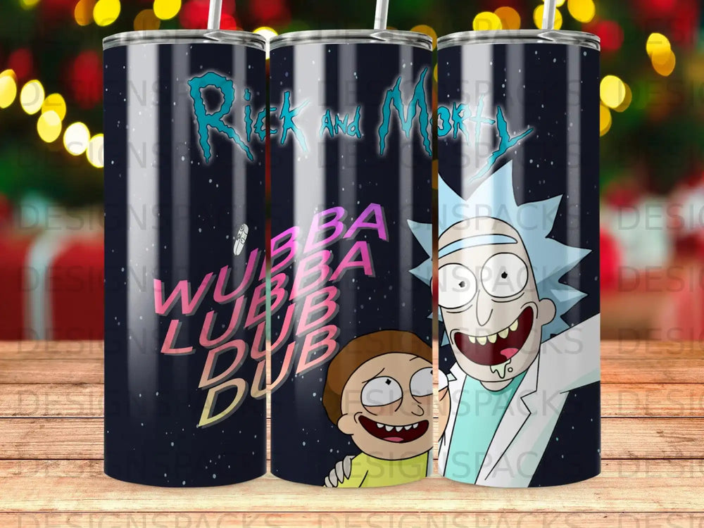 Rick And Morty Wubba Lubba Dub Dub Tumbler product type
