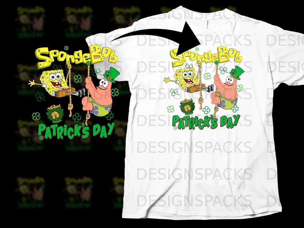SpongeBob Patrick Patricks Day Clover Pot Gold product type