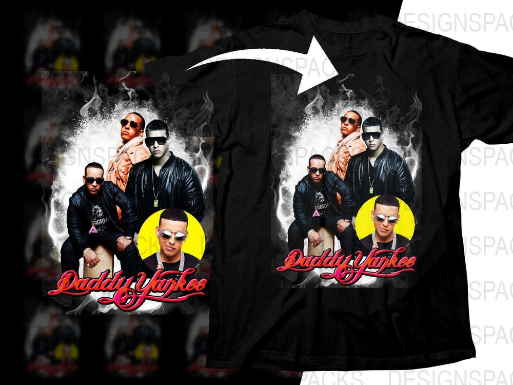 Daddy Yankee Music Bootleg Graphic Art Png Digital Download