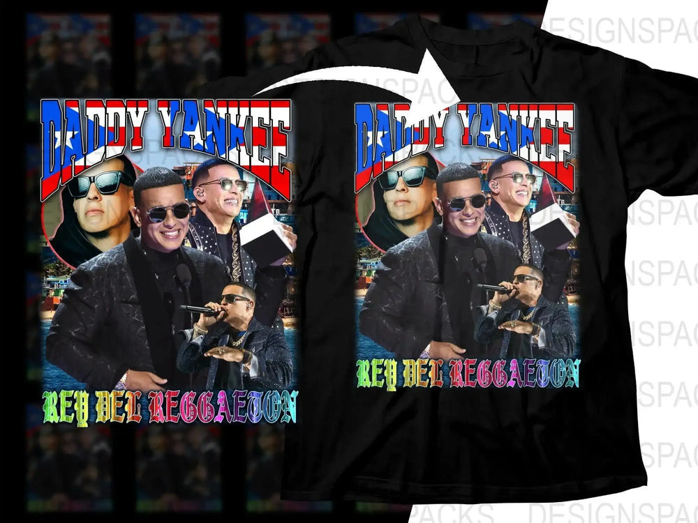 Daddy Yankee Reggaeton King Graphic Design Png Digital Download