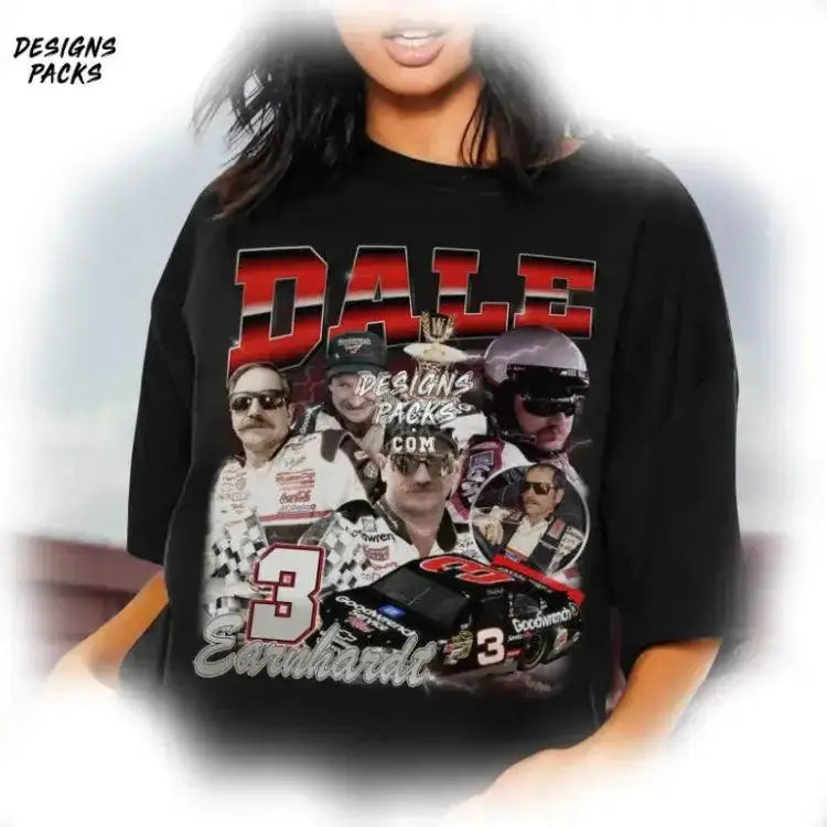Dale Earnhardt Nascar Fan Vintage Png Design