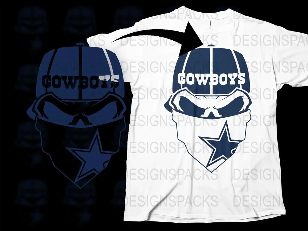 Dallas Cowboys Inspired T-Shirt, Football Helmet Graphic Tee, Sports Fan Apparel, Unisex Clothing