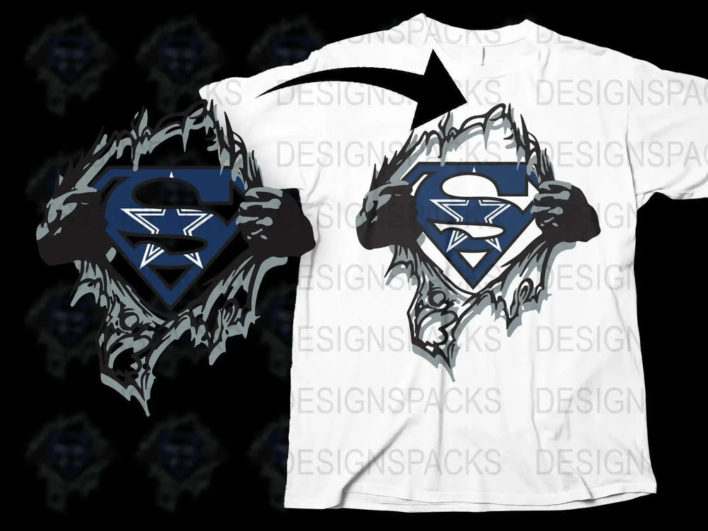Men's Graphic T-Shirt with Blue and White Symmetrical Design, Casual Streetwear Shirt