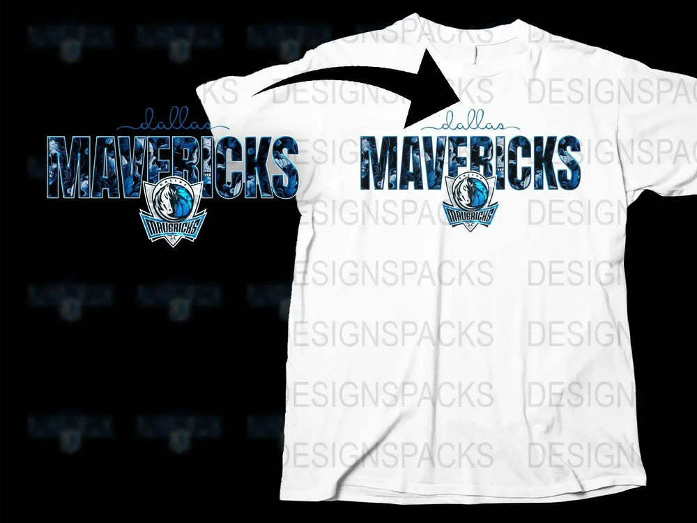 Dallas Mavericks Whirlwind Graphic T-Shirt, White Cotton Tee, Men's Sports Apparel, Basketball Fan Gear